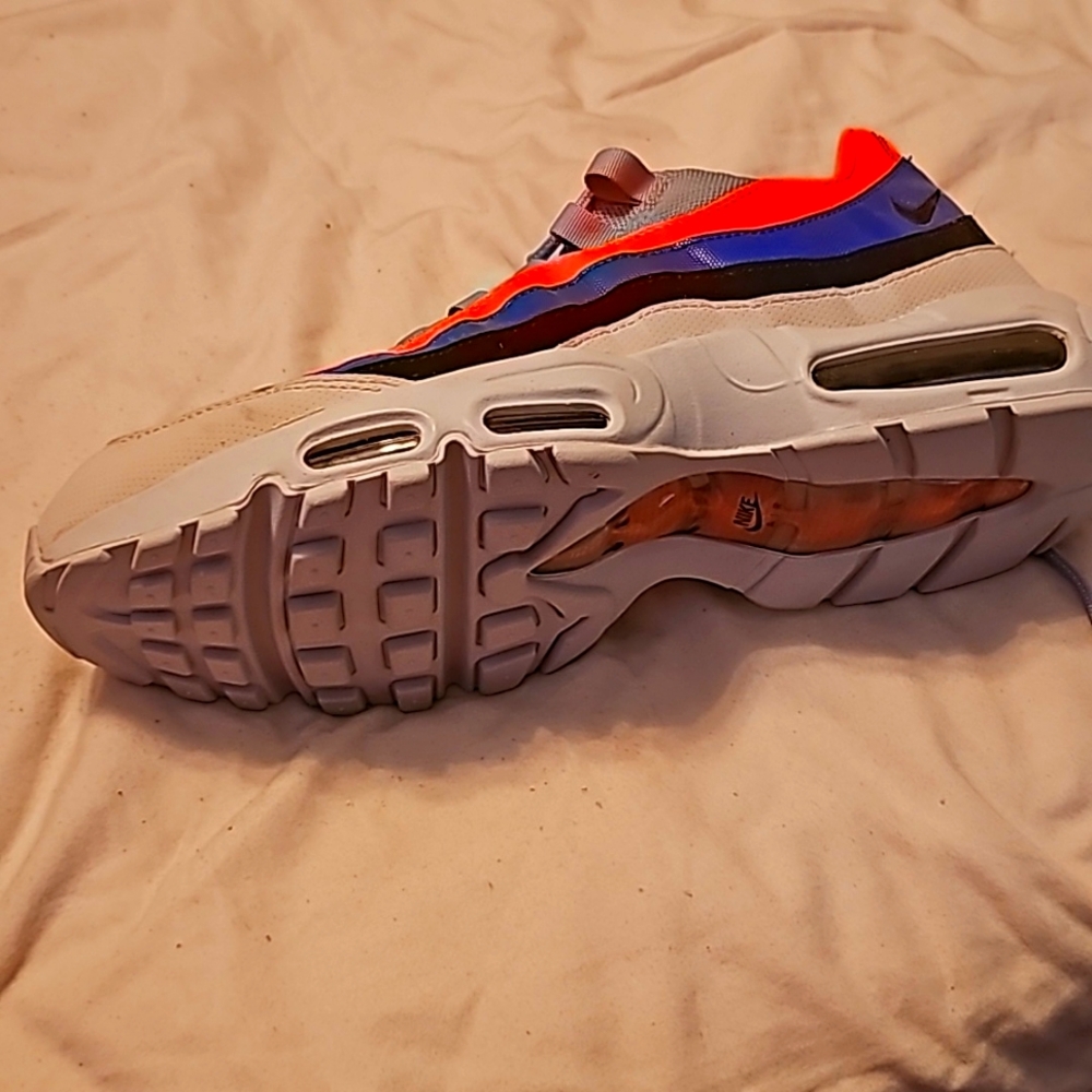 Nike 95 airmax, grey, orange,  blue sizes 13